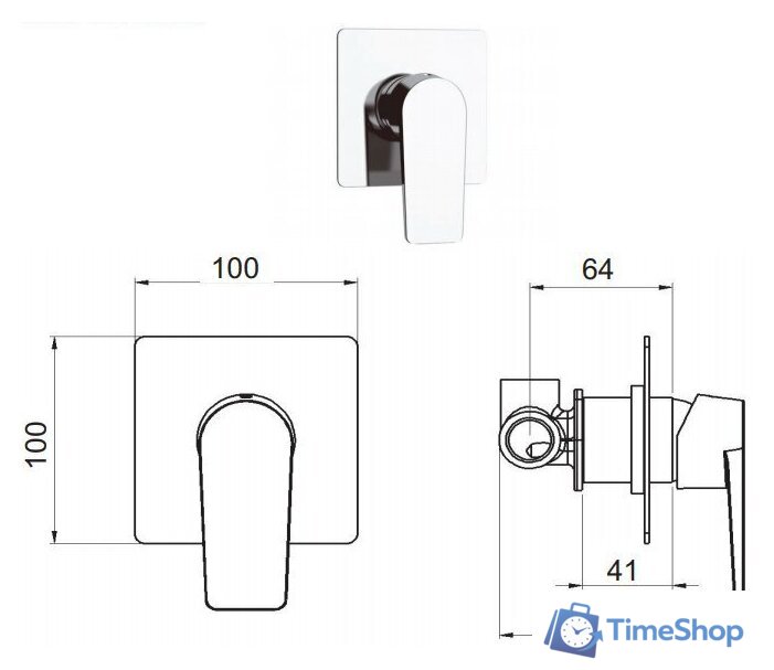 Смеситель Remer Dream D 30 - Изображение №2 — Интернет-магазин Time-Shop