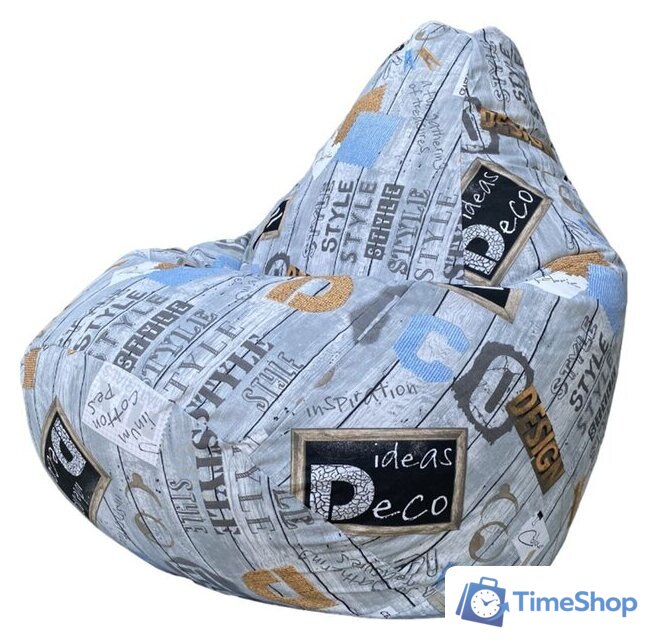 Кресло-мешок Flagman Груша Макси Г2.4-20 Декора 45 - Изображение №1 — Интернет-магазин Time-Shop