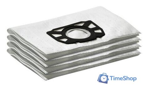 Комплект одноразовых мешков Karcher 6.904-413.0 (4 шт) - Изображение №1 — Интернет-магазин Time-Shop