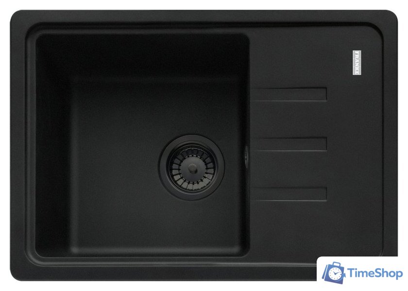 Кухонная мойка Franke Bliss BSG 611-62 114.0693.560 (матовый черный) - Изображение №1 — Интернет-магазин Time-Shop