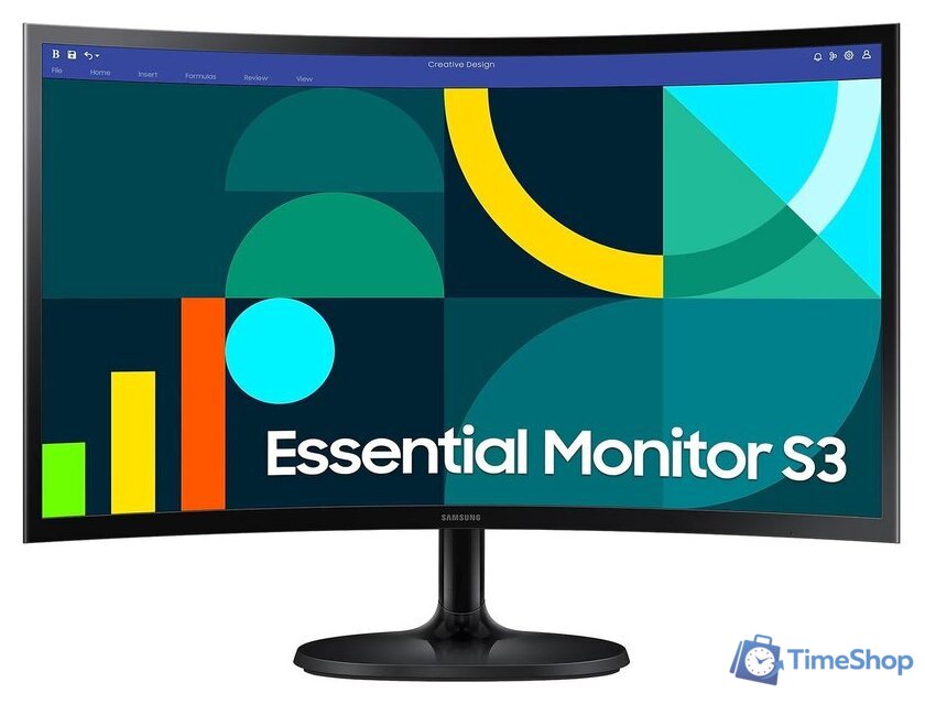 Монитор Samsung Essential S3 LS24D360GAUXEN - Изображение №1 — Интернет-магазин Time-Shop