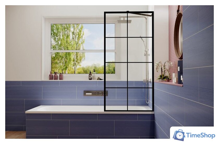 Стеклянная шторка для ванны Ambassador Bath Screens 16041208 70 - Изображение №3 — Интернет-магазин Time-Shop