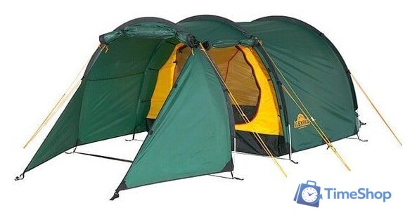 Треккинговая палатка AlexikA Tunnel 3 (зеленый) - Изображение №1 — Интернет-магазин Time-Shop