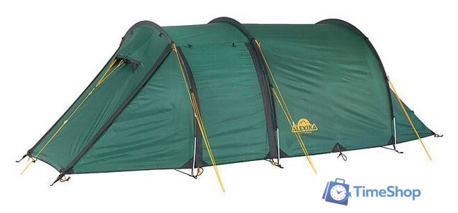 Треккинговая палатка AlexikA Tunnel 3 (зеленый) - Изображение №3 — Интернет-магазин Time-Shop