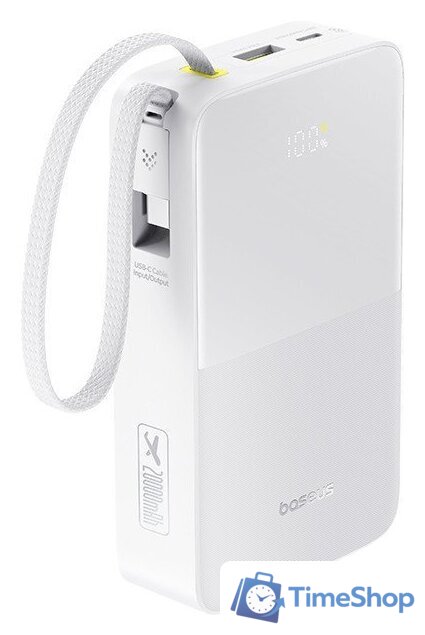Внешний аккумулятор Baseus EnerFill FC51 Bipow2 Pro Power Bank 20000mAh (белый) - Изображение №1 — Интернет-магазин Time-Shop