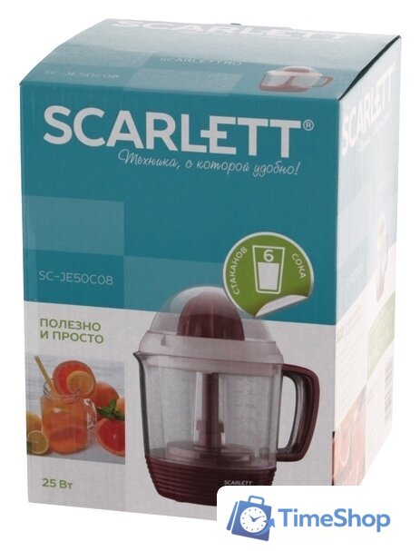 Соковыжималка Scarlett SC-JE50C08 - Изображение №15 — Интернет-магазин Time-Shop