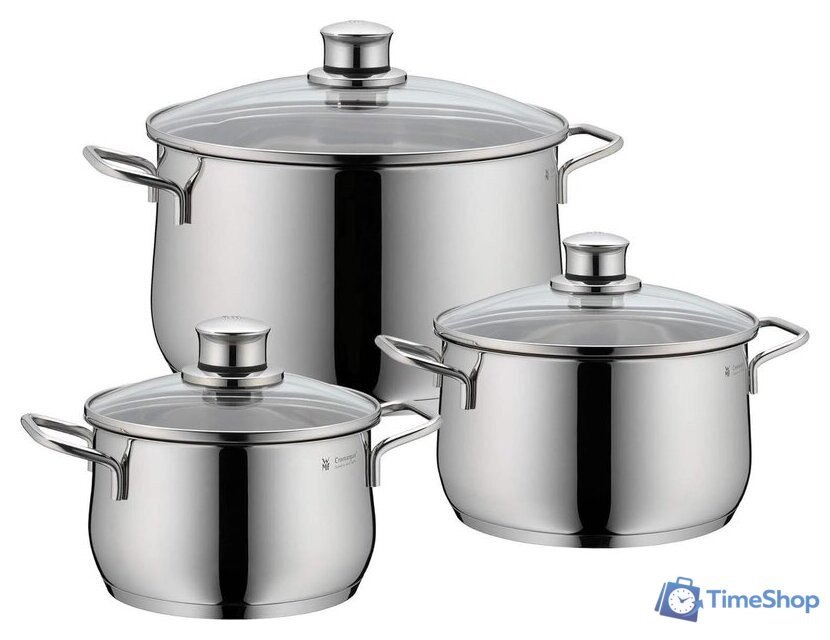Набор кастрюль WMF Diadem Plus 0730036040 - Изображение №1 — Интернет-магазин Time-Shop