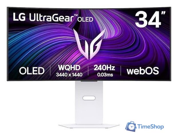 Игровой монитор LG UltraGear OLED 34GX90SA-W - Изображение №1 — Интернет-магазин Time-Shop