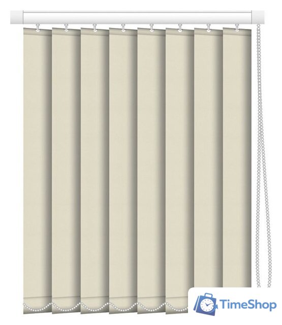 Жалюзи вертикальные АС МАРТ Плейн блэкаут 2406 140x230 (бежевый) - Изображение №1 — Интернет-магазин Time-Shop