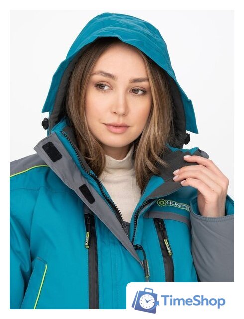Костюм Huntsman Siberia Lady Breathable 44-46/158-164 (бирюза/серый) - Изображение №7 — Интернет-магазин Time-Shop