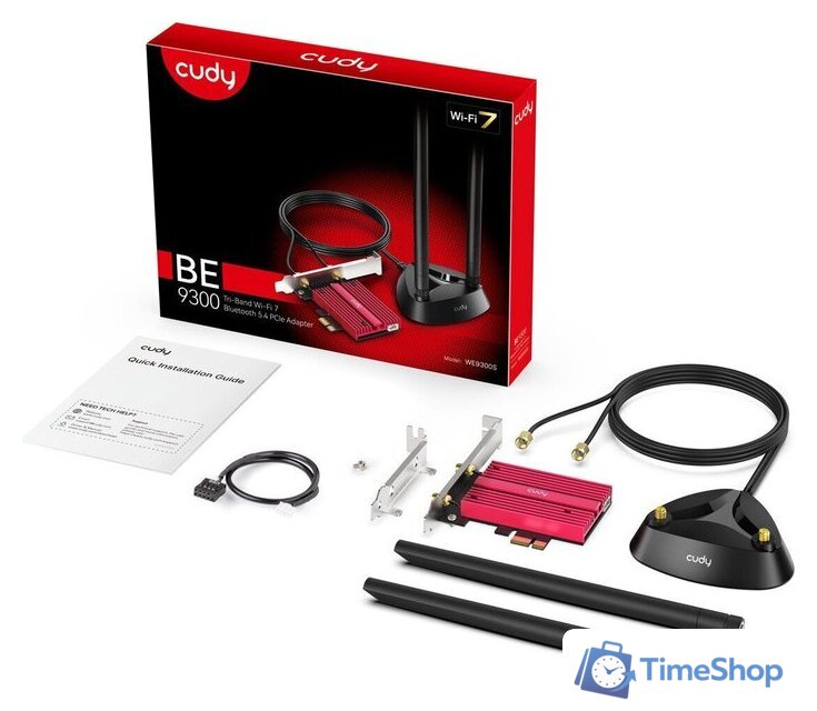Wi-Fi/Bluetooth адаптер Cudy WE9300S - Изображение №5 — Интернет-магазин Time-Shop