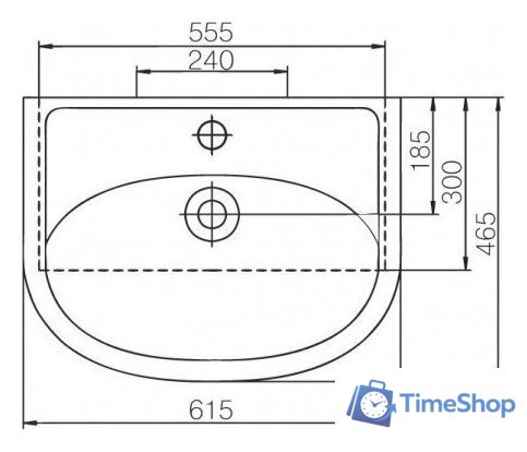  Mixline Тумба под умывальник АлАн-60 554983 + Уют 60 - Изображение №6 — Интернет-магазин Time-Shop
