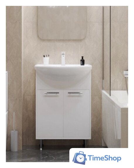  Mixline Тумба под умывальник АлАн-60 554983 + Уют 60 - Изображение №1 — Интернет-магазин Time-Shop