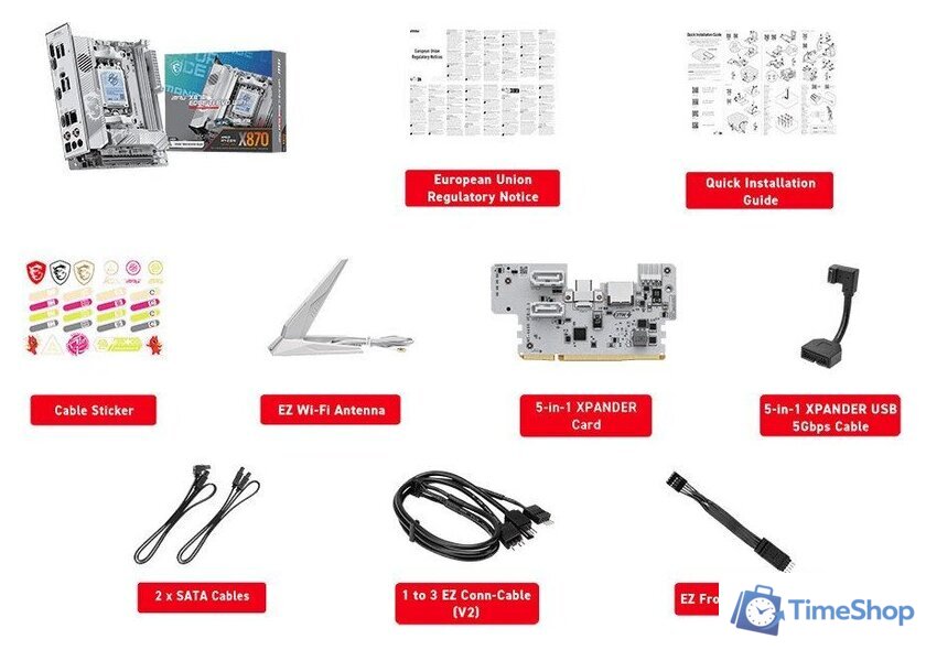 Материнская плата MSI MPG X870I Edge TI Evo WiFi - Изображение №6 — Интернет-магазин Time-Shop