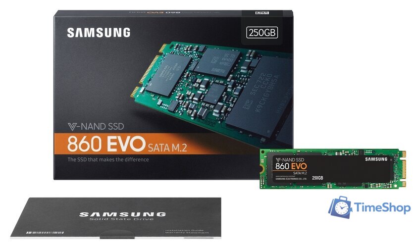 SSD Samsung 860 Evo 250GB MZ-N6E250 - Изображение №3 — Интернет-магазин Time-Shop