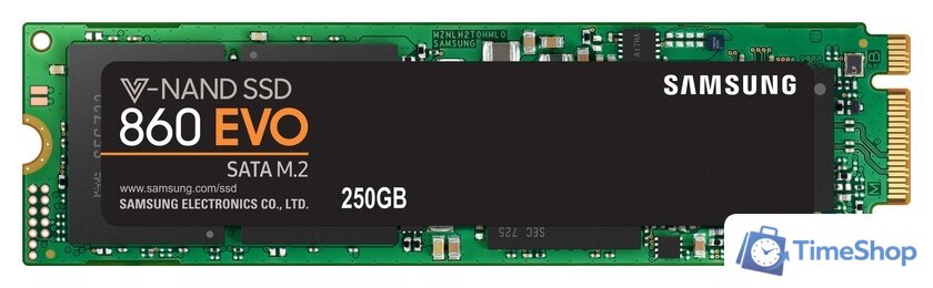 SSD Samsung 860 Evo 250GB MZ-N6E250 - Изображение №1 — Интернет-магазин Time-Shop