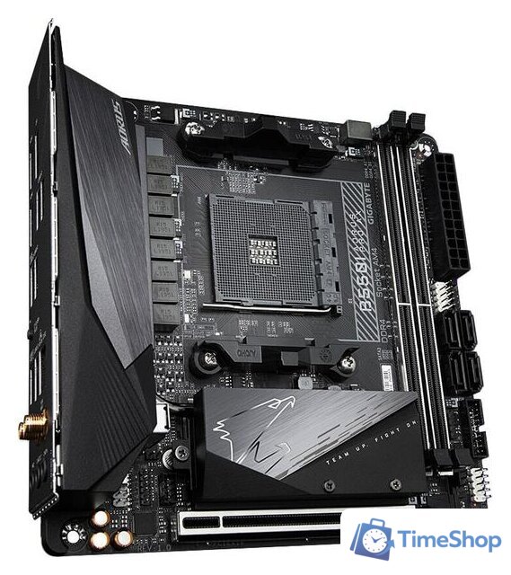 Материнская плата Gigabyte B550I Aorus Pro AX (rev. 1.0) - Изображение №2 — Интернет-магазин Time-Shop