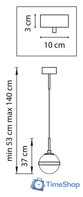 Подвесная люстра Lightstar Globo 813117 - Изображение №4 — Интернет-магазин Time-Shop