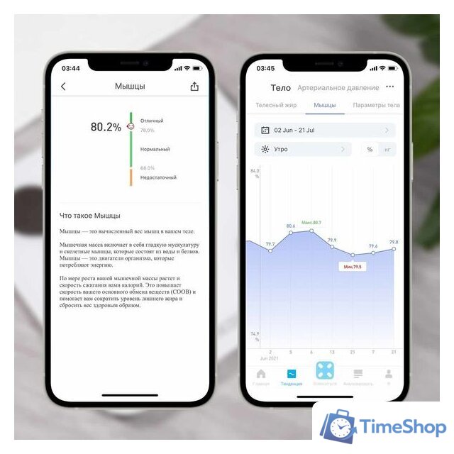 Умные напольные весы Picooc Mini Lite (белый) - Изображение №6 — Интернет-магазин Time-Shop