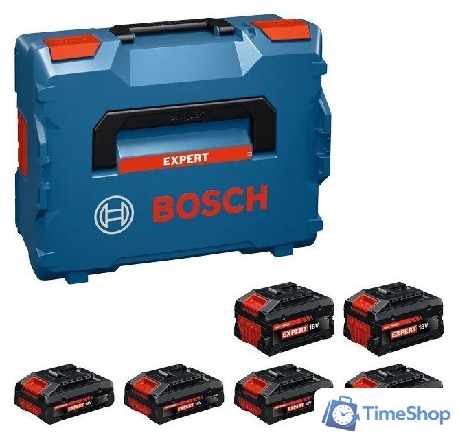 Набор аккумуляторов Bosch 1600A0373G (18В/4x4 Ah + 18В/2x8 Ah + кейс) - Изображение №1 — Интернет-магазин Time-Shop