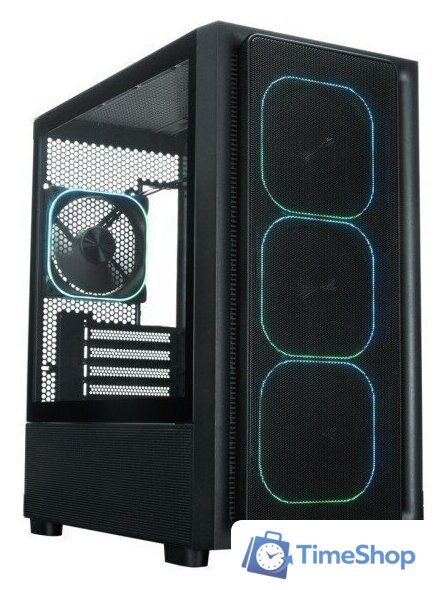 Корпус XASTRA A411M 4ARGB-FG (черный) - Изображение №1 — Интернет-магазин Time-Shop