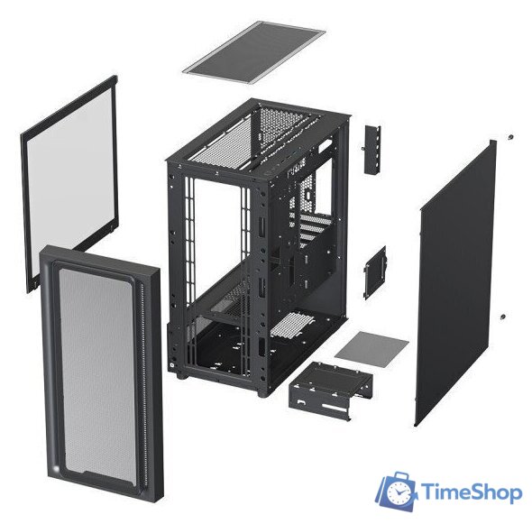 Корпус XASTRA A411M 4ARGB-FG (черный) - Изображение №10 — Интернет-магазин Time-Shop