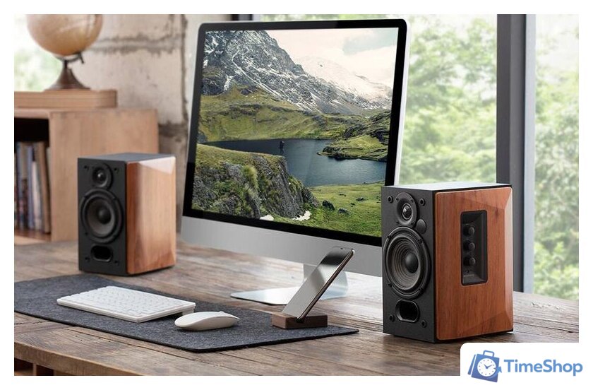 Акустика Edifier R1380DB (коричневый) - Изображение №10 — Интернет-магазин Time-Shop