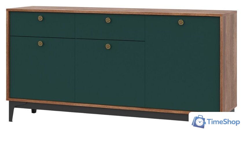 Тумба НК-Мебель Brass KM-1 (изумруд) - Изображение №1 — Интернет-магазин Time-Shop