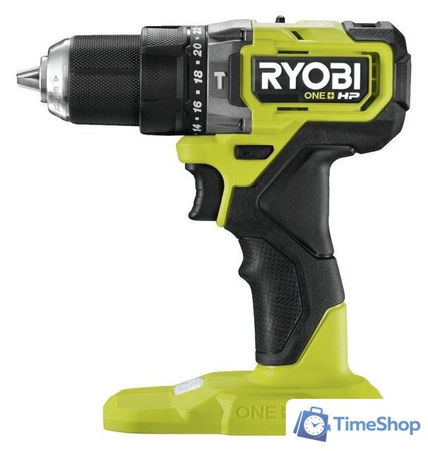Ударная дрель-шуруповерт Ryobi HP RPD18C-220S 5133004982 (с 2-мя АКБ 2 Ah, сумка) - Изображение №3 — Интернет-магазин Time-Shop