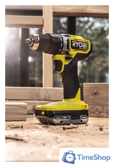 Ударная дрель-шуруповерт Ryobi HP RPD18C-220S 5133004982 (с 2-мя АКБ 2 Ah, сумка) - Изображение №9 — Интернет-магазин Time-Shop