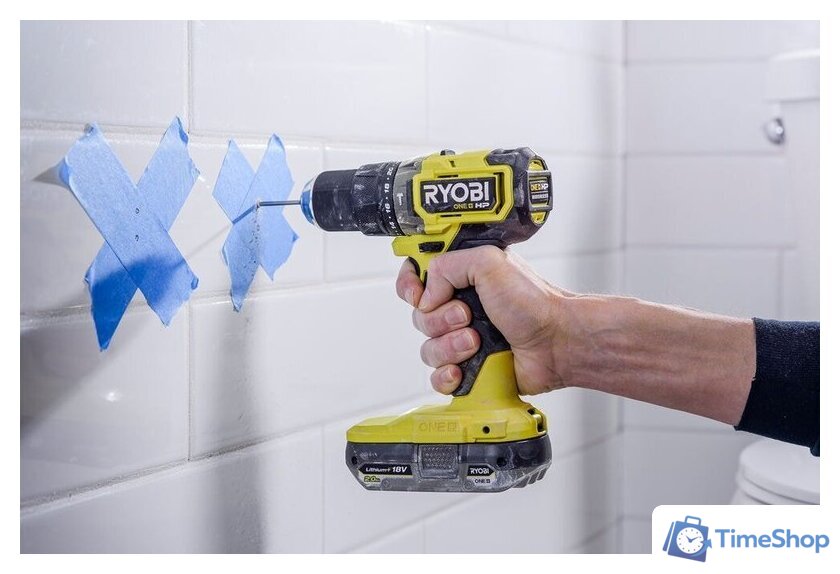 Ударная дрель-шуруповерт Ryobi HP RPD18C-220S 5133004982 (с 2-мя АКБ 2 Ah, сумка) - Изображение №14 — Интернет-магазин Time-Shop