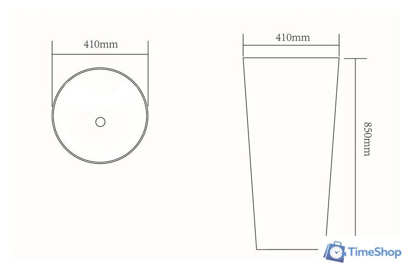 Умывальник SantiLine SL-4012MB - Изображение №2 — Интернет-магазин Time-Shop