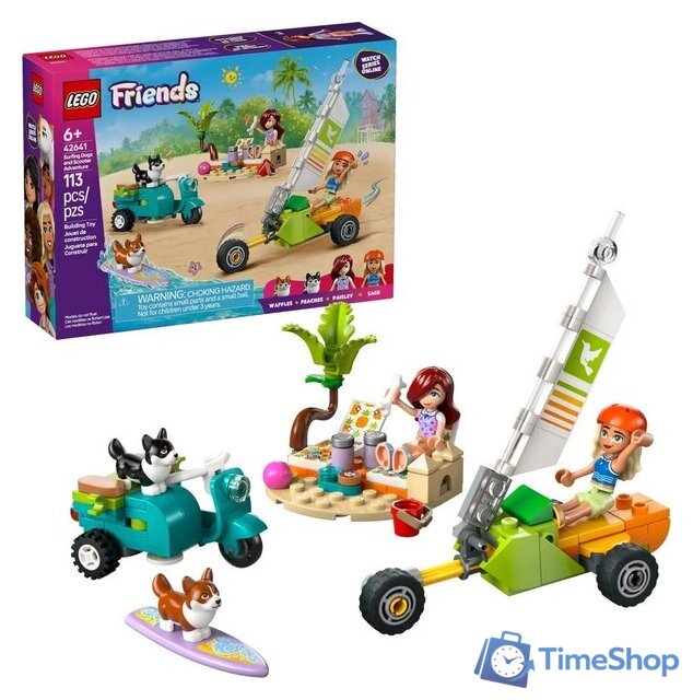 Конструктор LEGO Friends 42641 Собаки-серфингисты и приключения на скутере - Изображение №3 — Интернет-магазин Time-Shop
