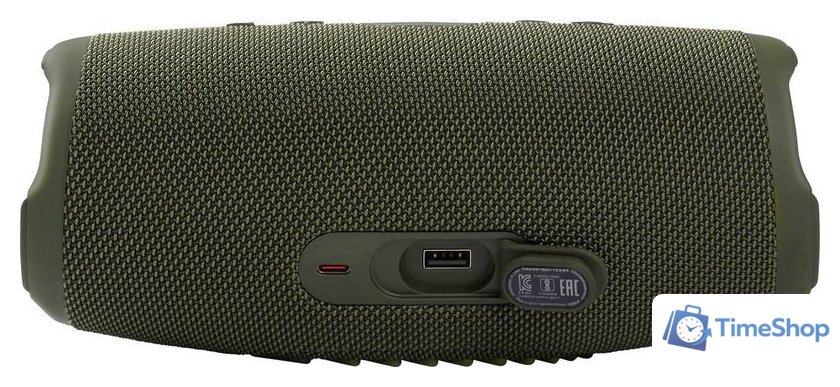 Беспроводная колонка JBL Charge 5 (зеленый) - Изображение №7 — Интернет-магазин Time-Shop