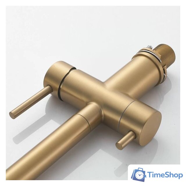 Смеситель Shevanik S178G (золотой сатин) - Изображение №4 — Интернет-магазин Time-Shop