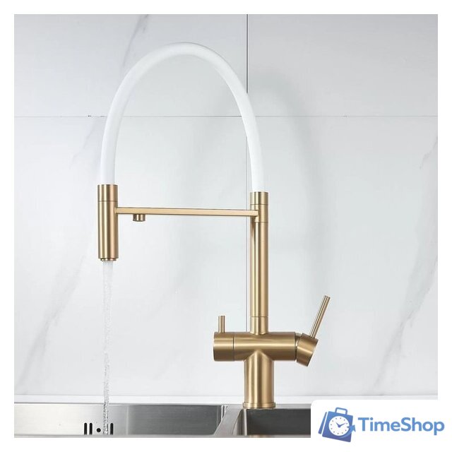 Смеситель Shevanik S178G (золотой сатин) - Изображение №9 — Интернет-магазин Time-Shop