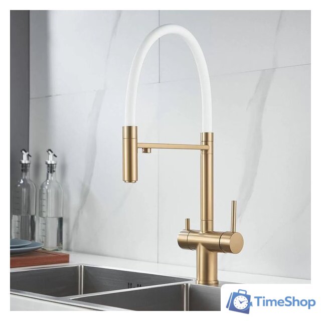 Смеситель Shevanik S178G (золотой сатин) - Изображение №10 — Интернет-магазин Time-Shop