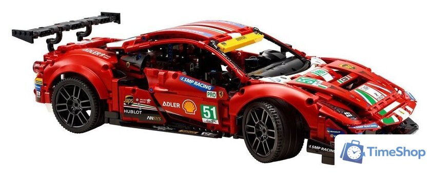 Конструктор LEGO Technic 42125 Ferrari 488 GTE AF Corse 51 - Изображение №3 — Интернет-магазин Time-Shop