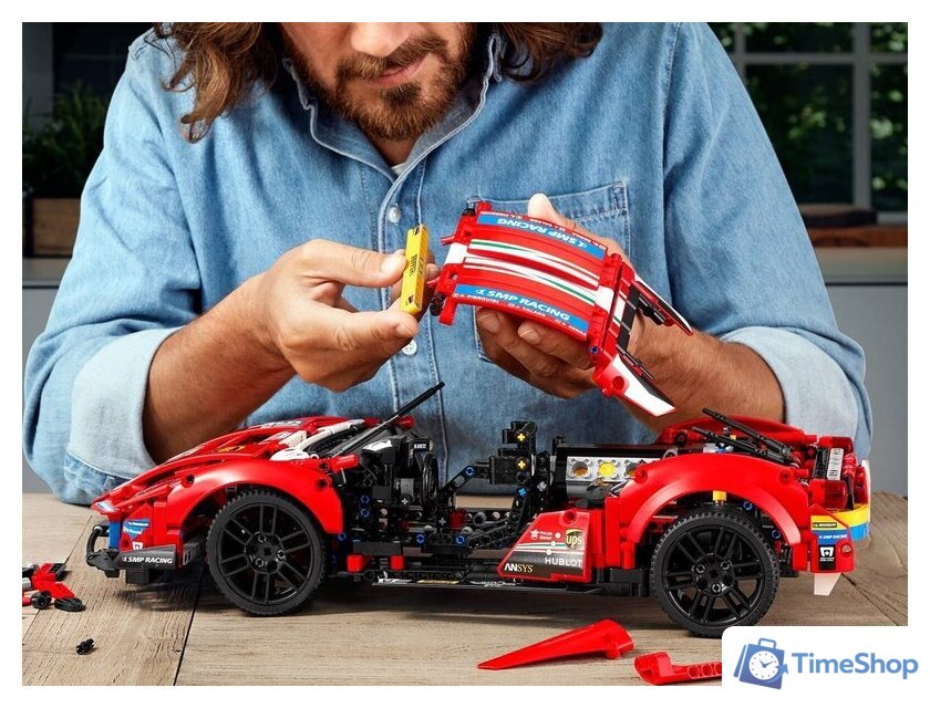 Конструктор LEGO Technic 42125 Ferrari 488 GTE AF Corse 51 - Изображение №6 — Интернет-магазин Time-Shop