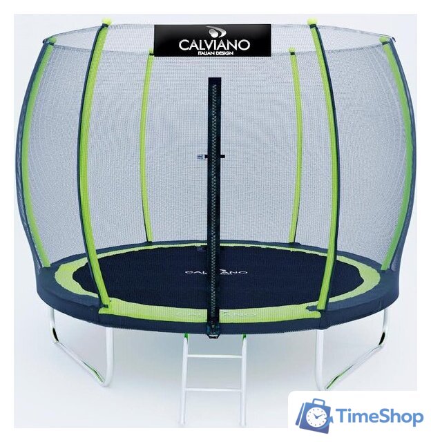 Батут Calviano Outside Master Green 312 см - 10ft (внешняя сетка, с лестницей) - Изображение №1 — Интернет-магазин Time-Shop