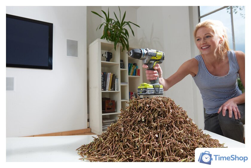 Ударная дрель-шуруповерт Ryobi R18PDBL-0 5133002438 (без АКБ) - Изображение №5 — Интернет-магазин Time-Shop