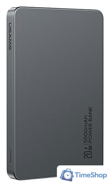 Внешний аккумулятор Usams CD231 5000mAh (темно-серый) - Изображение №1 — Интернет-магазин Time-Shop