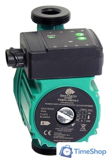 Циркуляционный насос OMNIGENA OMEGA 2 25/4 Auto - Изображение №1 — Интернет-магазин Time-Shop