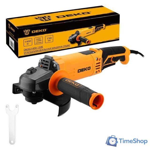 Угловая шлифмашина Deko DKAG1400-150E 083-1029 - Изображение №1 — Интернет-магазин Time-Shop