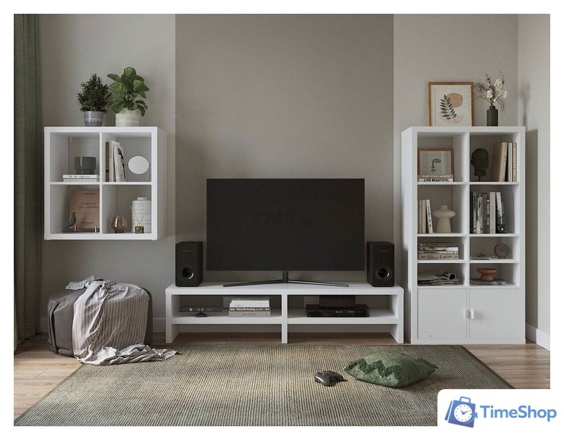 Стеллаж Mebelain Фора 8 (белый) - Изображение №5 — Интернет-магазин Time-Shop