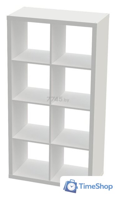 Стеллаж Mebelain Фора 8 (белый) - Изображение №2 — Интернет-магазин Time-Shop