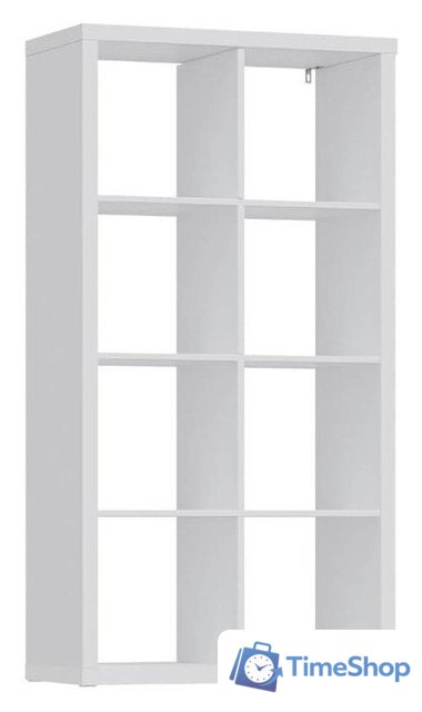 Стеллаж Mebelain Фора 8 (белый) - Изображение №1 — Интернет-магазин Time-Shop