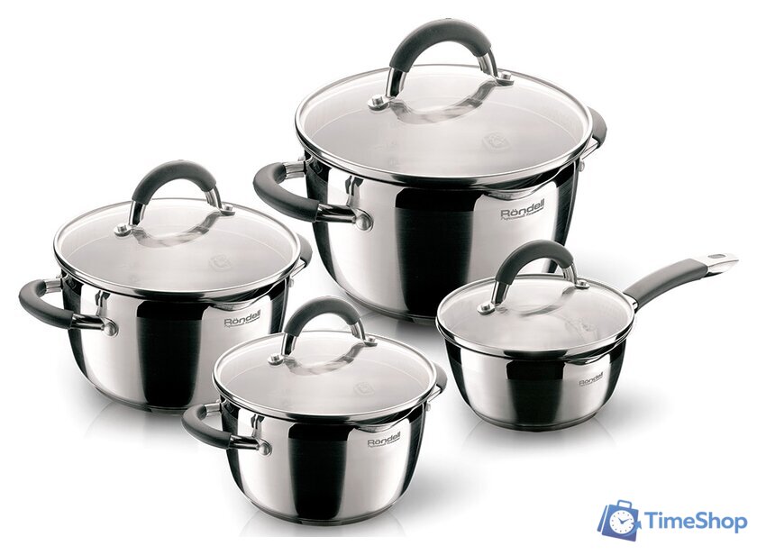 Набор кастрюль Rondell RDS-040 - Изображение №1 — Интернет-магазин Time-Shop