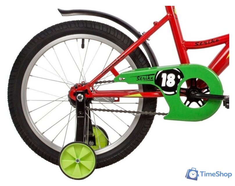 Детский велосипед Novatrack Strike 18 2022 183STRIKE.GN22 (зеленый) - Изображение №6 — Интернет-магазин Time-Shop