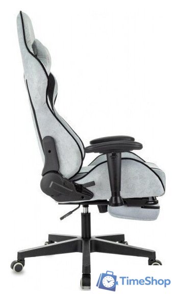 Игровое (геймерское) кресло Zombie Drift/F (серо-голубой/черный) - Изображение №6 — Интернет-магазин Time-Shop